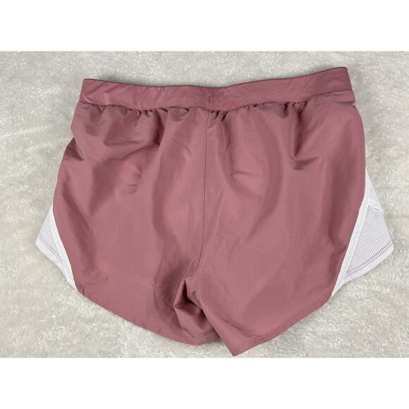 Under Armour Women's Fly By 2.0 Running Shorts Size Medium Pink 1350196 - Picture 2 of 7